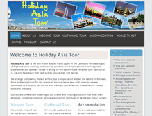 Tablet Screenshot of holidayasiatour.com